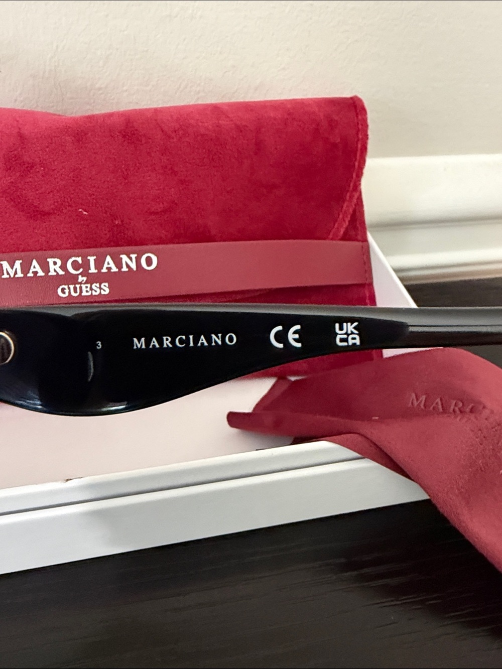 Marciano Black Crystal-Embellished Cat Eye Sunglasses - Picture 5 of 7